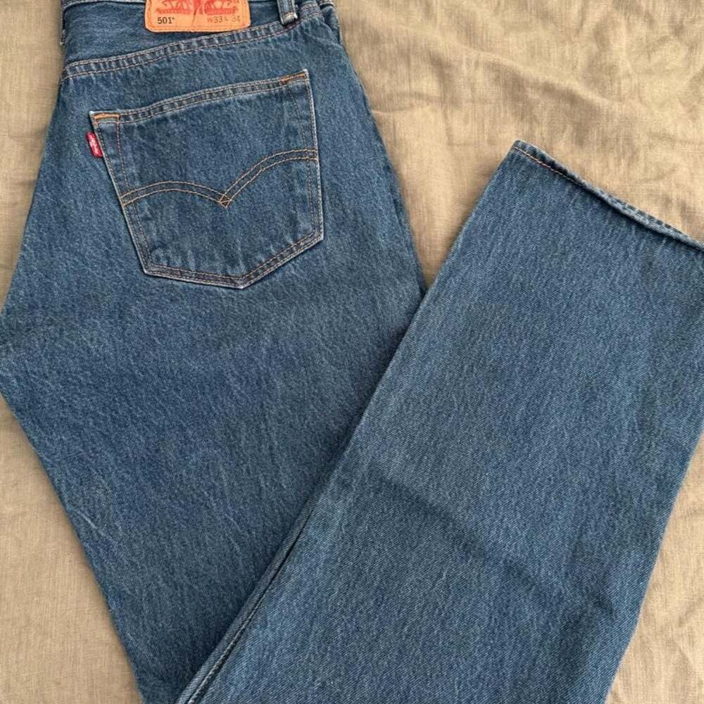 Levi's 501 Original Fit Jeans Medium Wash W33 L34